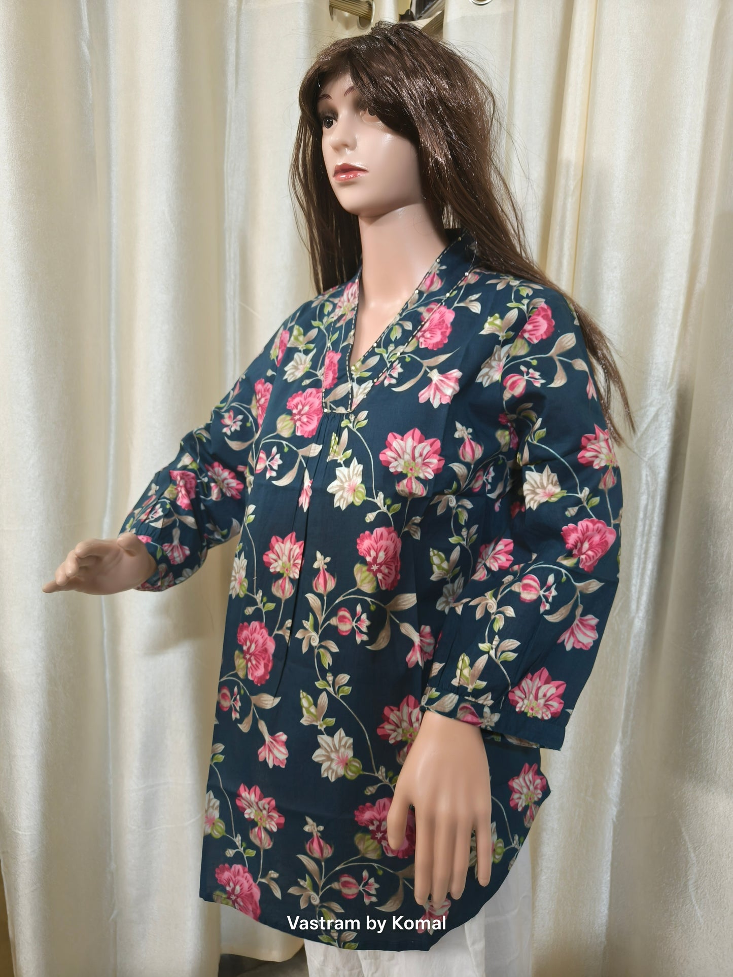 Kurti - Cotton, A-line fit