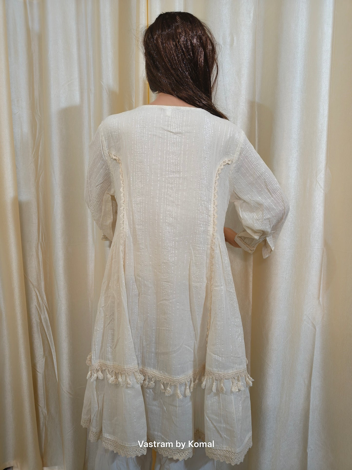 Kurti/Dress - Frock Style Gathered (Cotton)