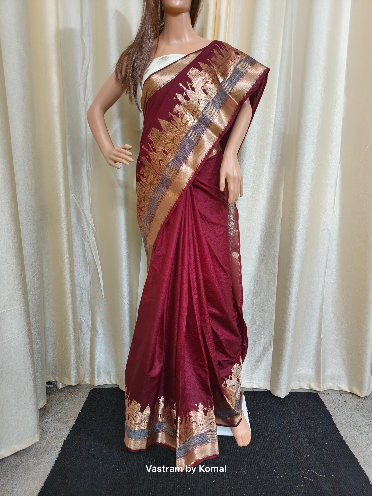 Saree - Banaras Ghat Soft Silk