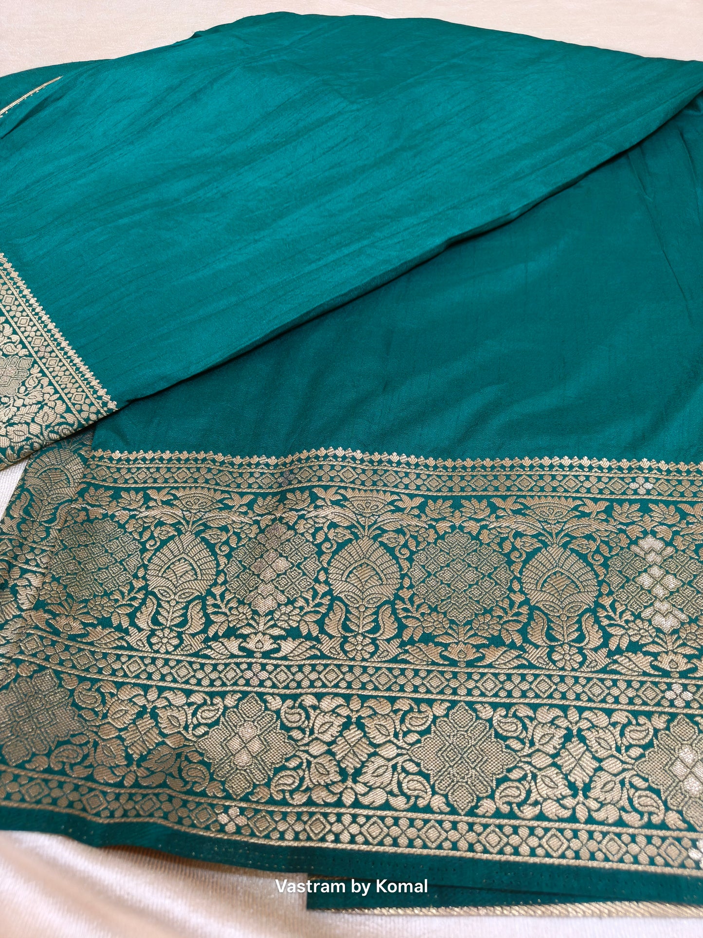 Saree - Zari Border Soft Silk