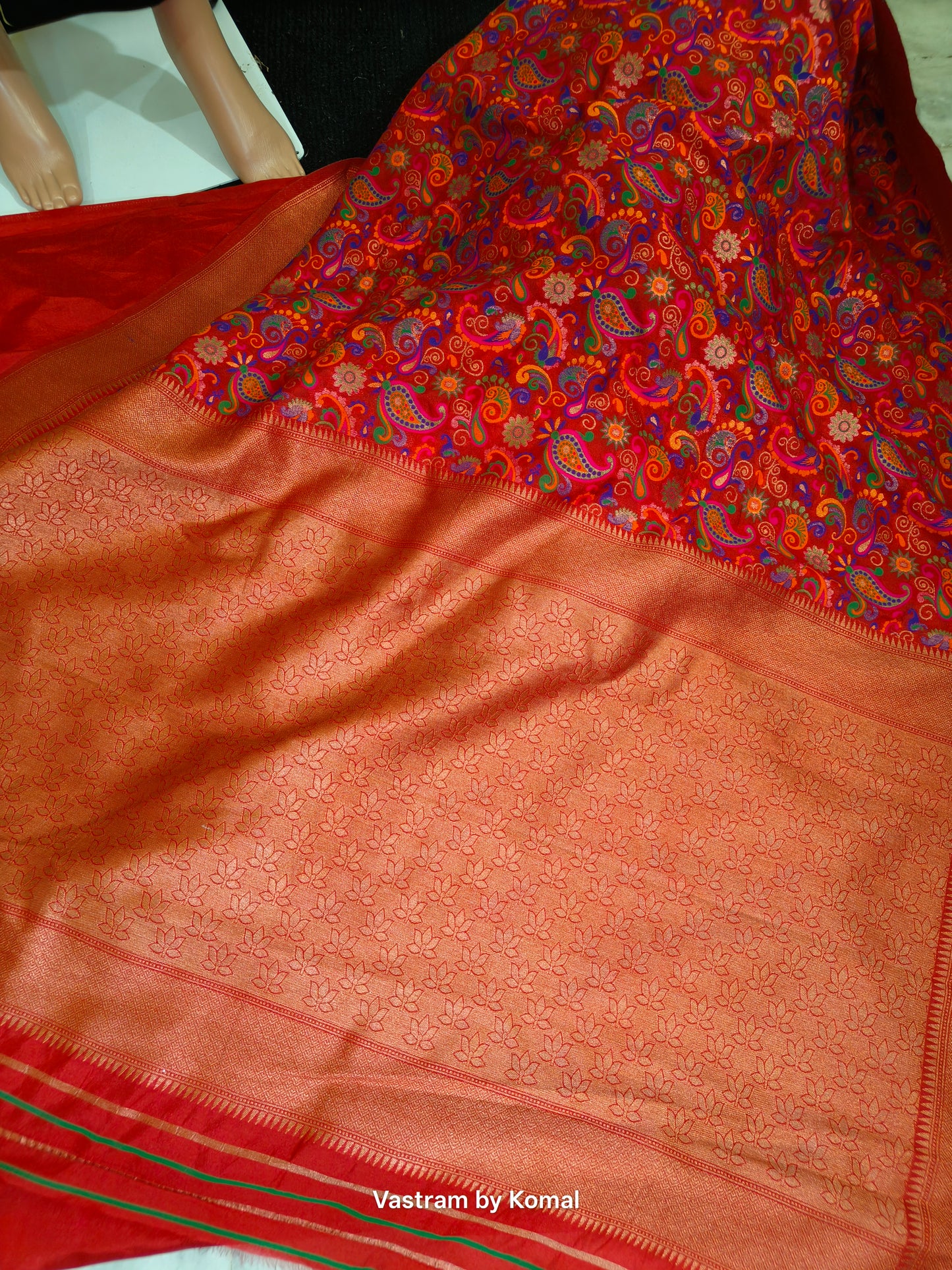 Saree - Pashmina Silk (Multicolor)