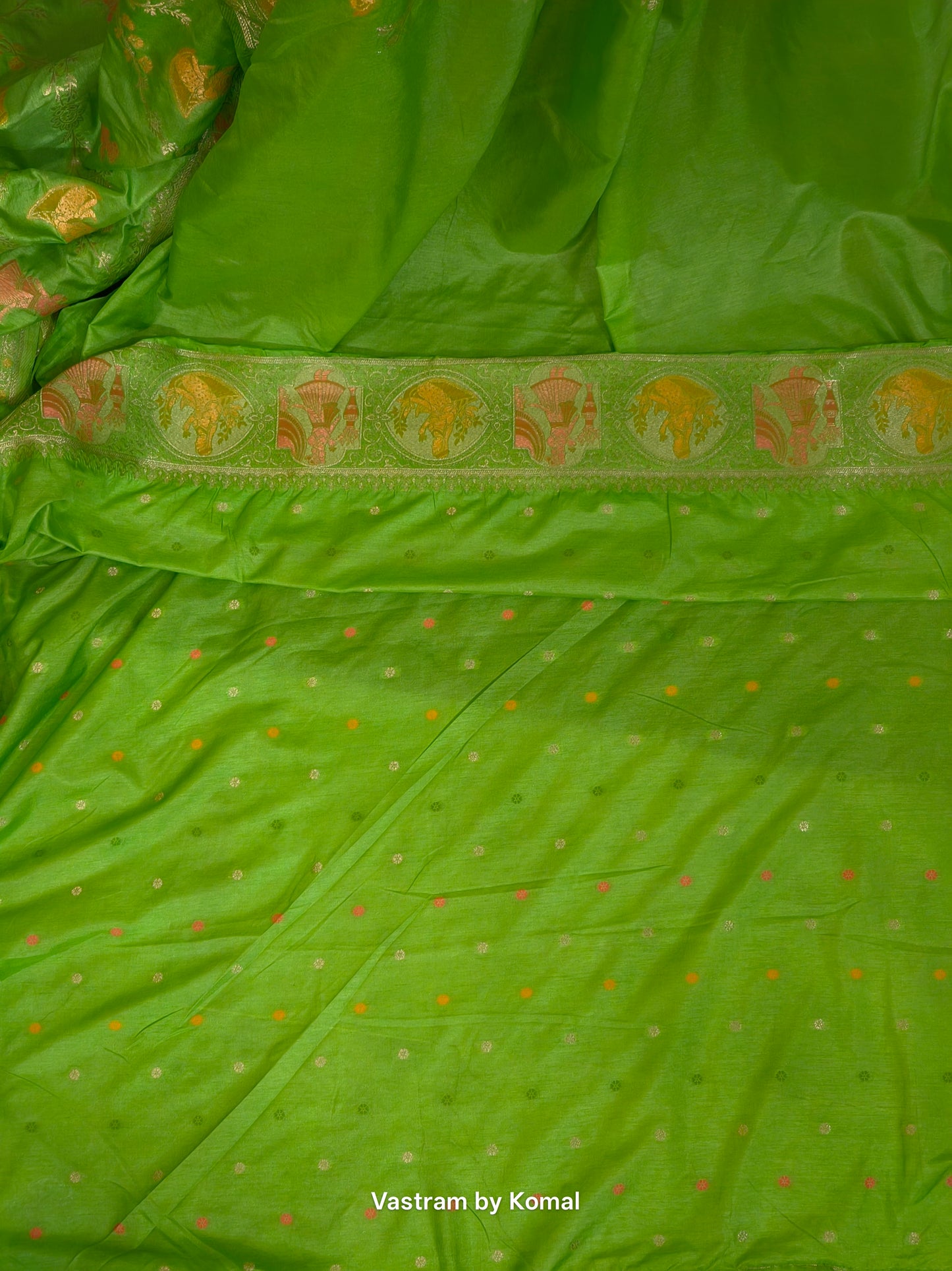 Saree - Banarasi Silk Jaal Pattern