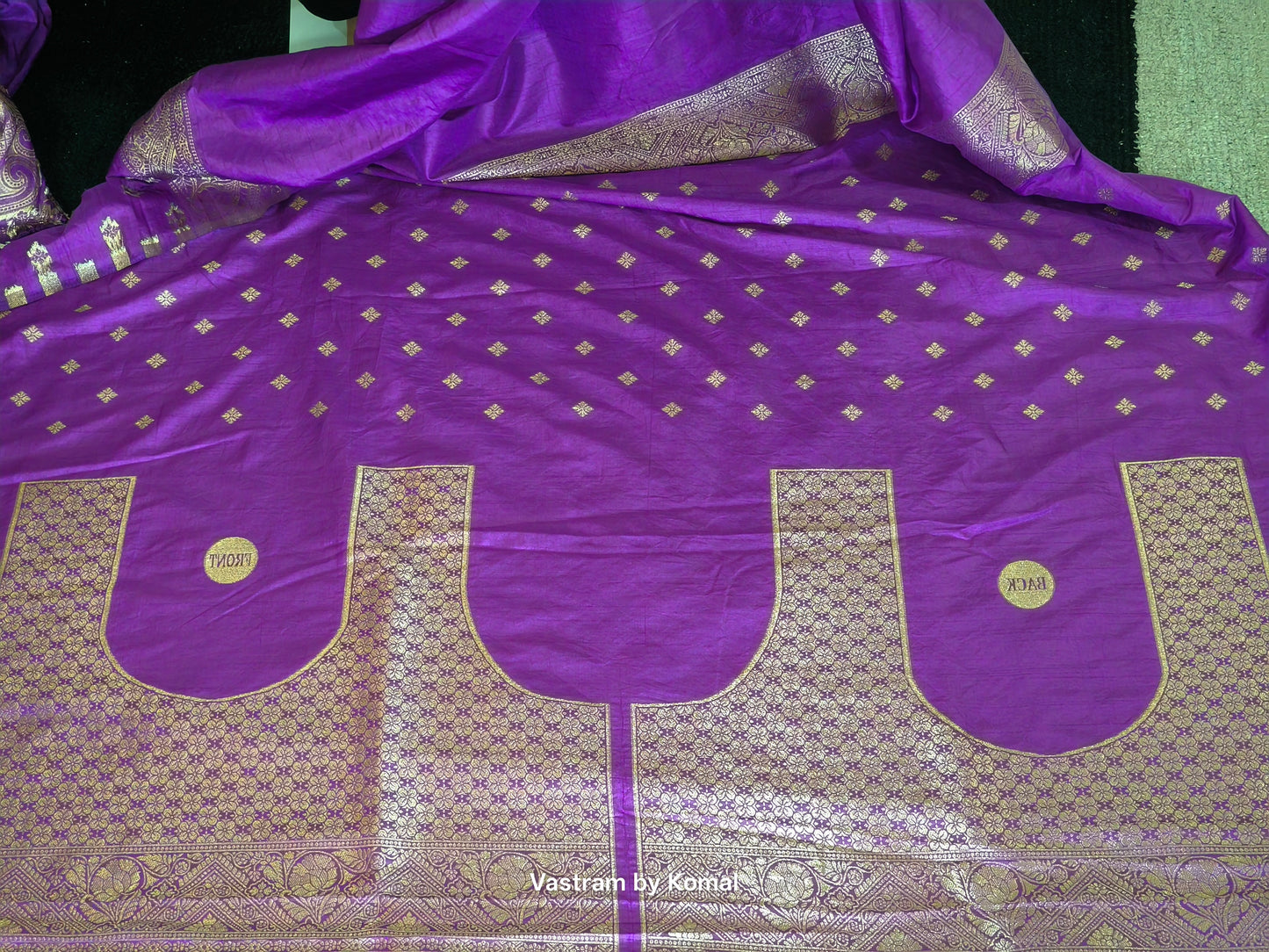 Saree - Banarasi Soft Silk (Purple)