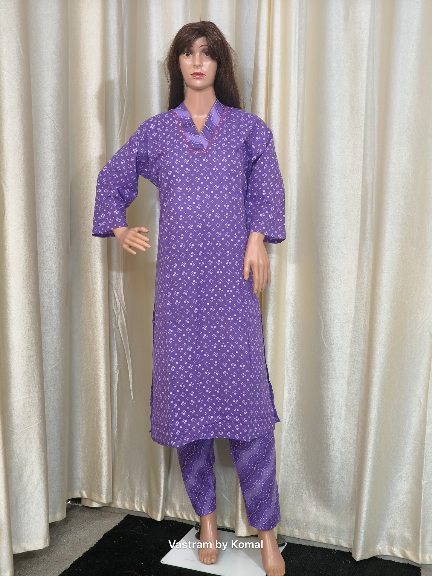 Co-Ord Set - Cotton, Kantha Stich