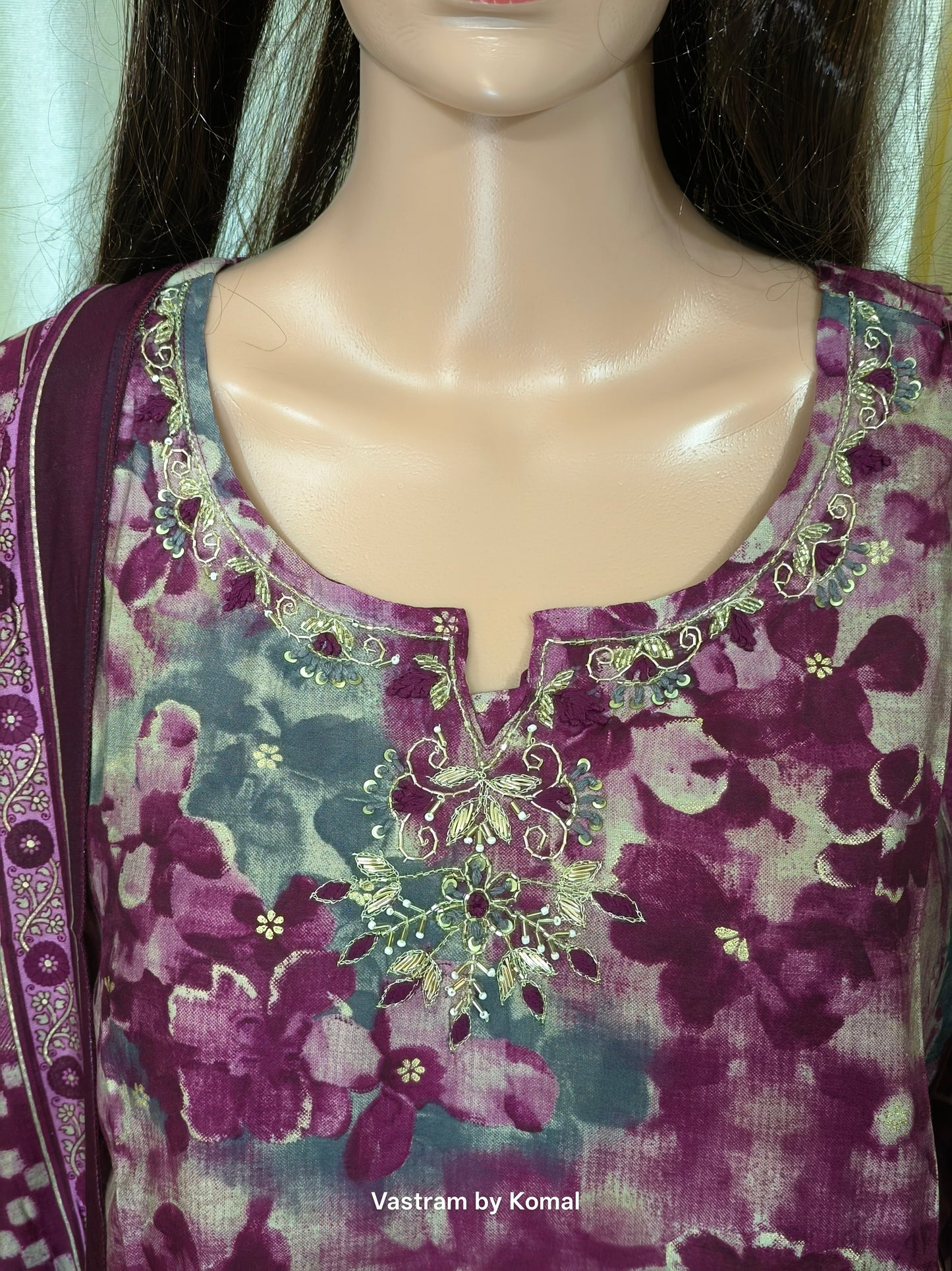 Suit Set - Rayon Digital floral print