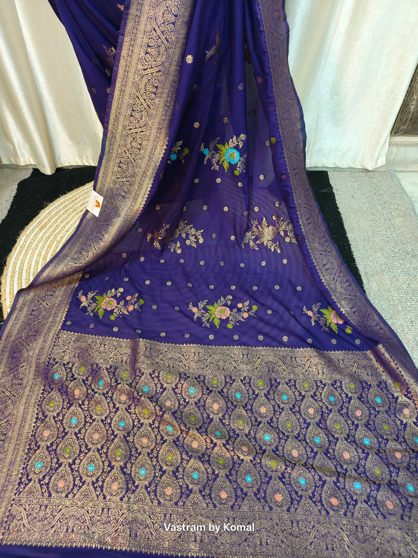 Saree - Sona Roopa Alfi Kadua Booti