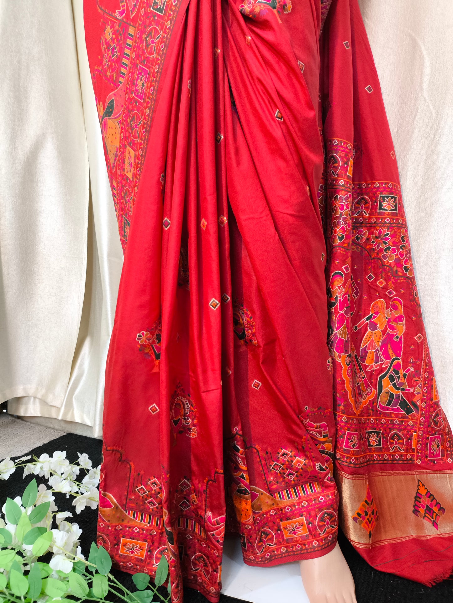 Saree - Bishnupuri Katan Silk