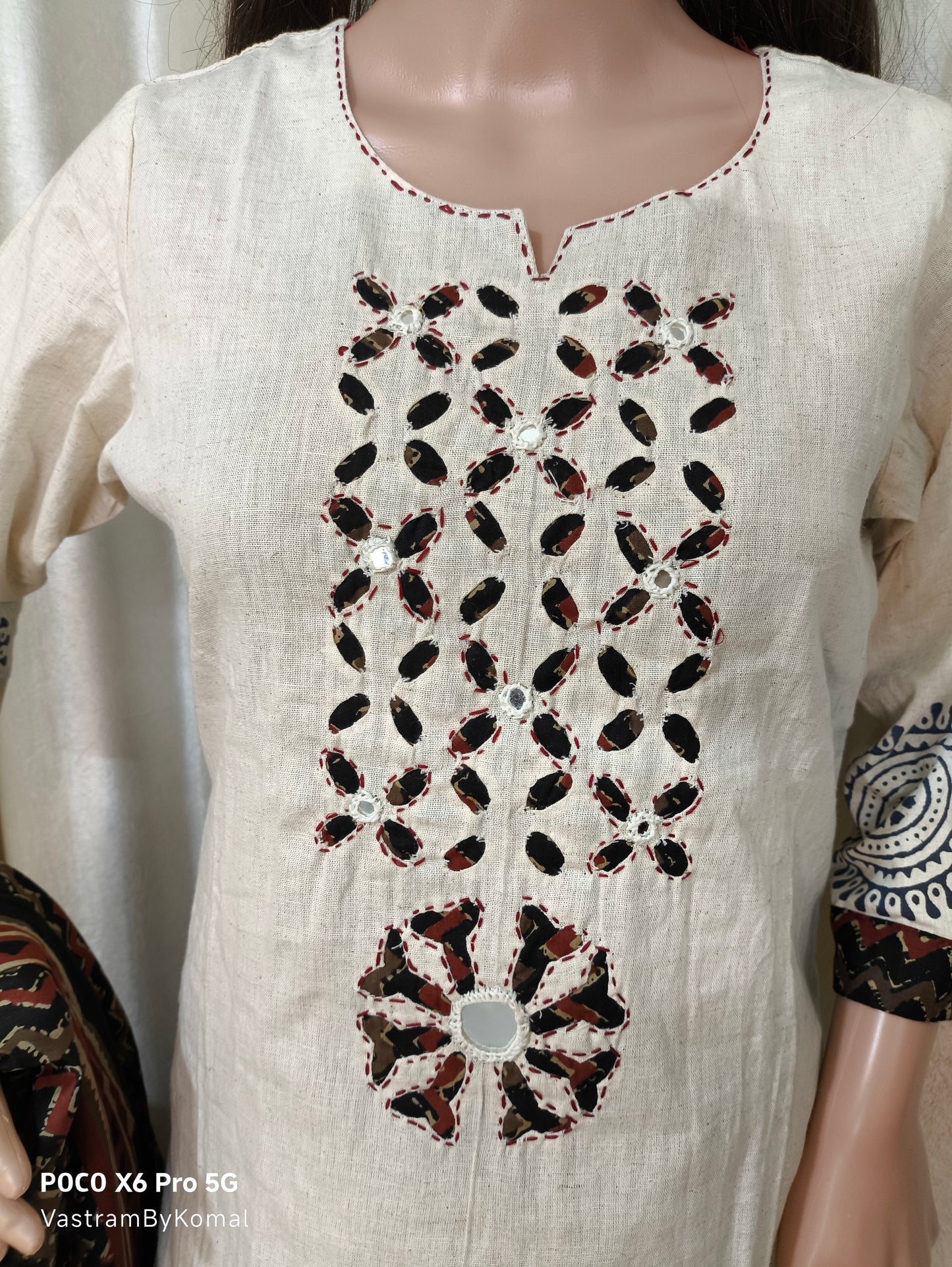 Suit Set - Cotton Linen Designer kurta set