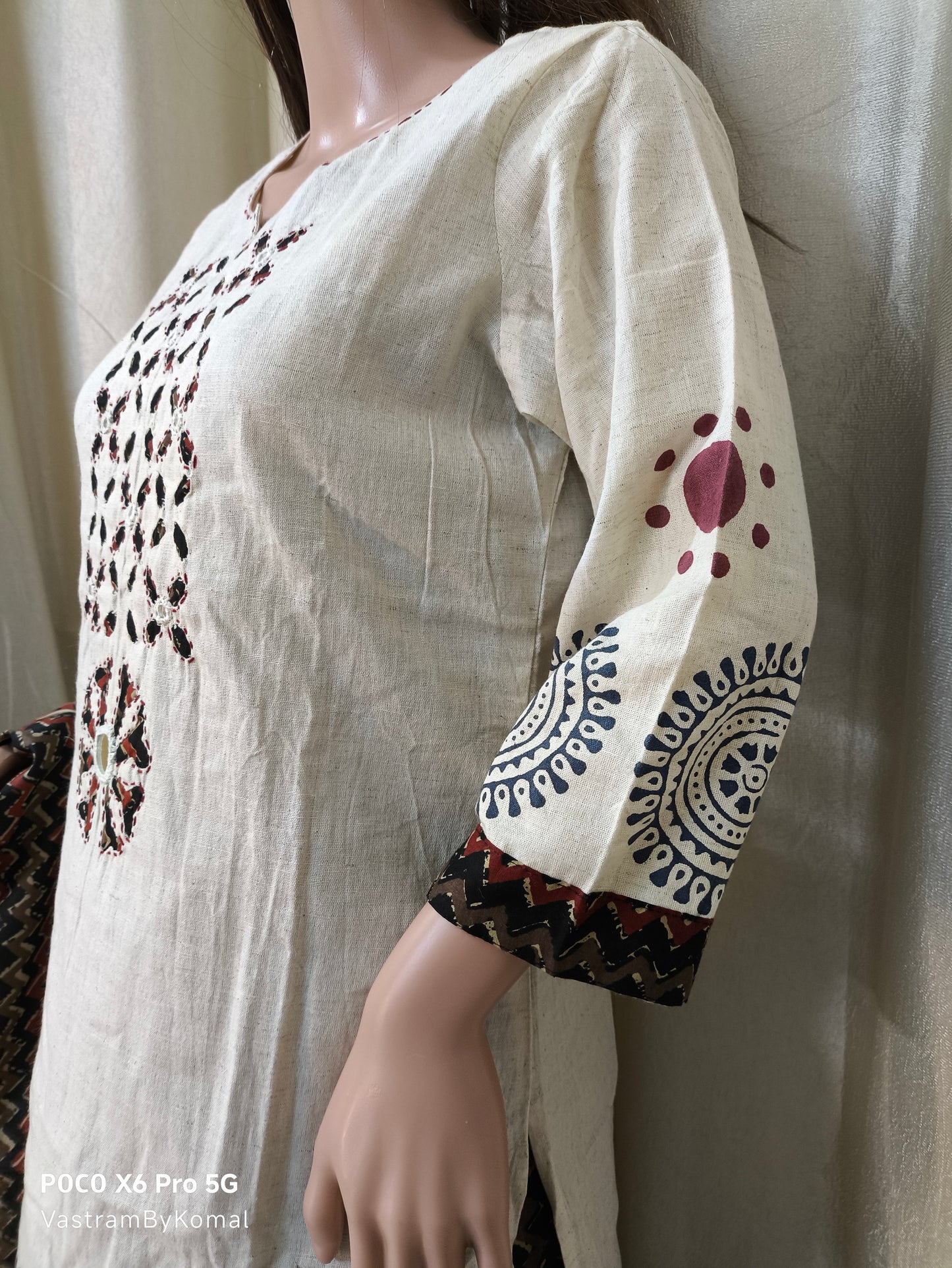 Suit Set - Cotton Linen Designer kurta set