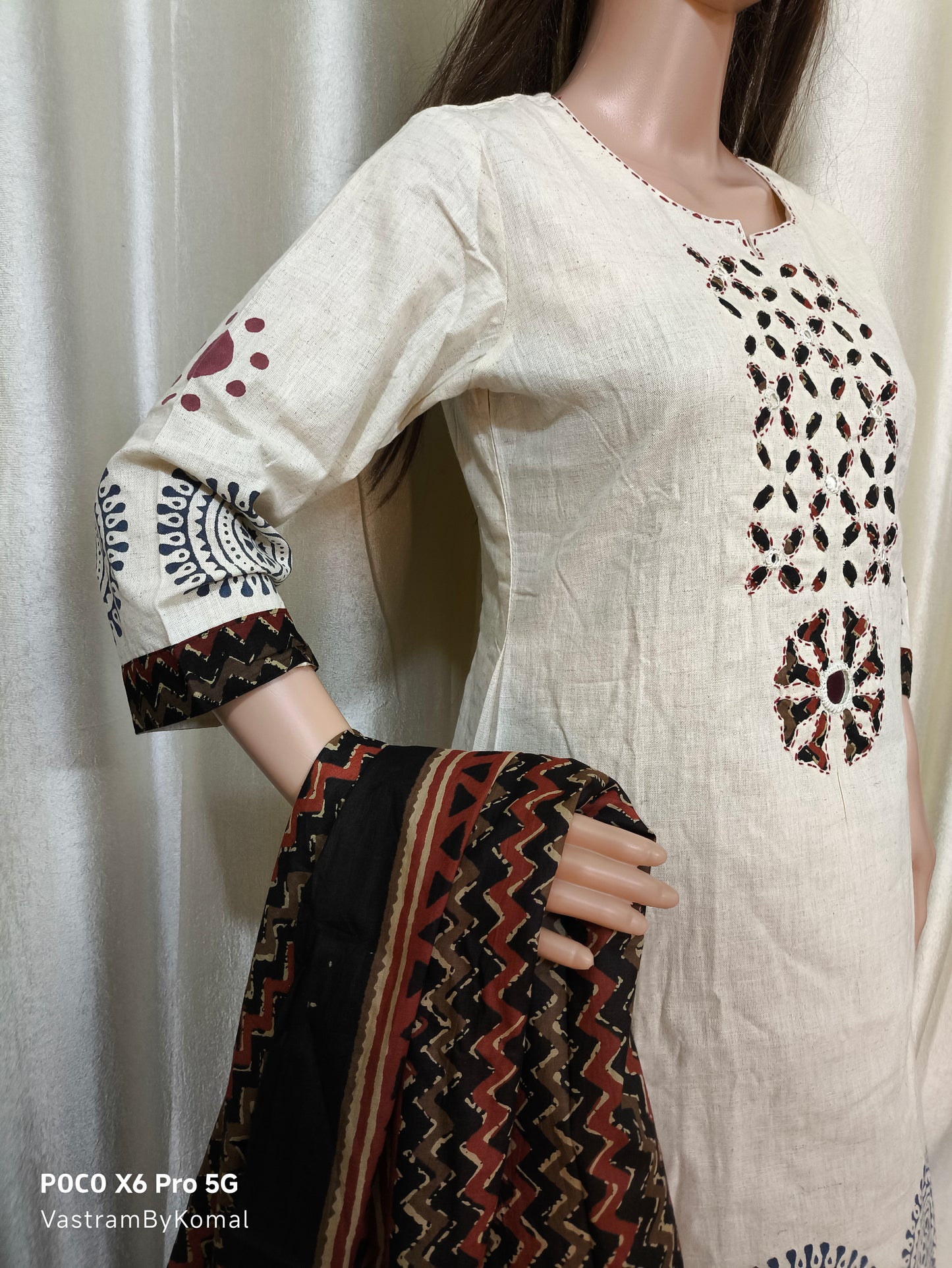 Suit Set - Cotton Linen Designer kurta set