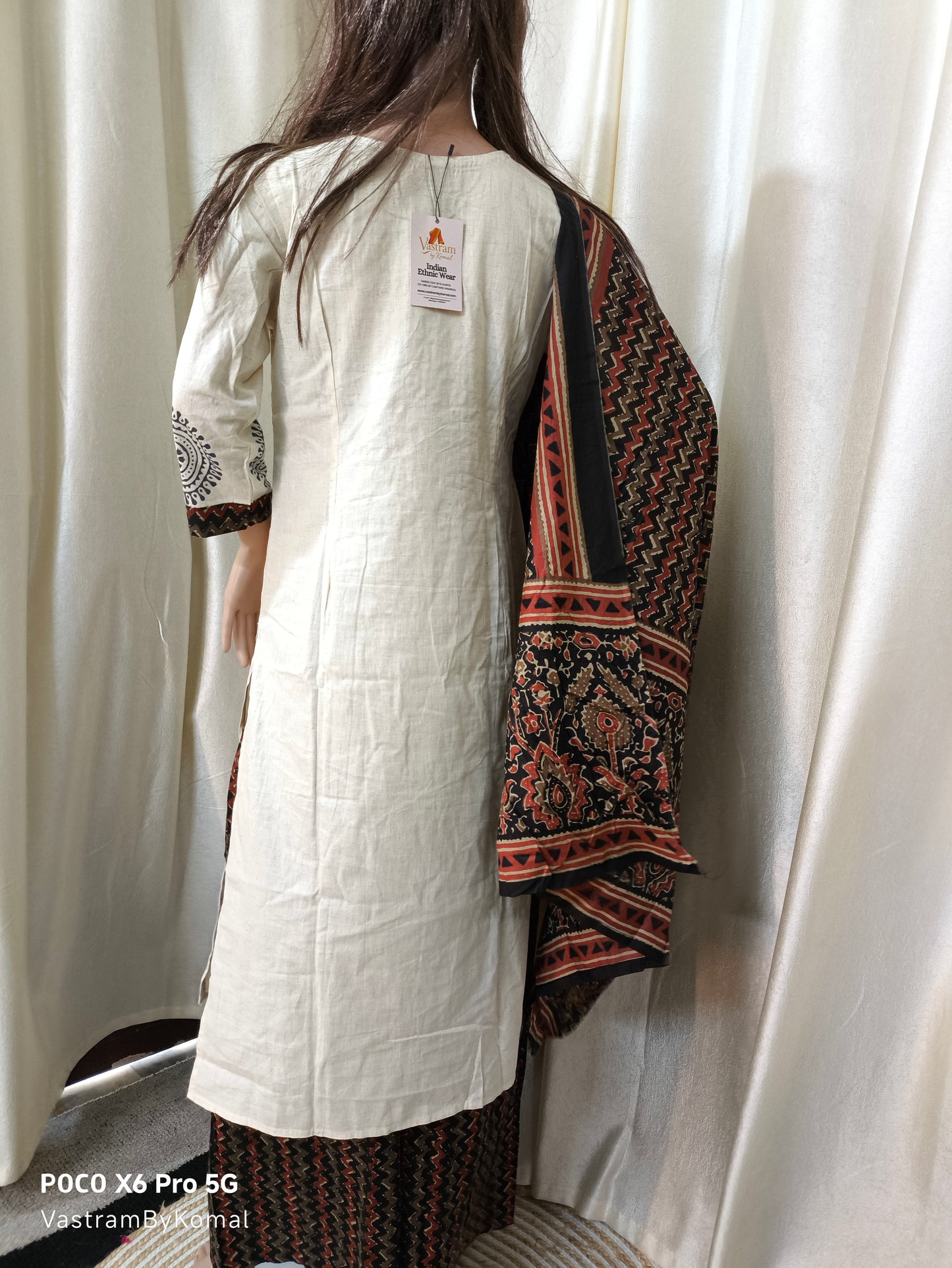 Suit Set - Cotton Linen Designer kurta set
