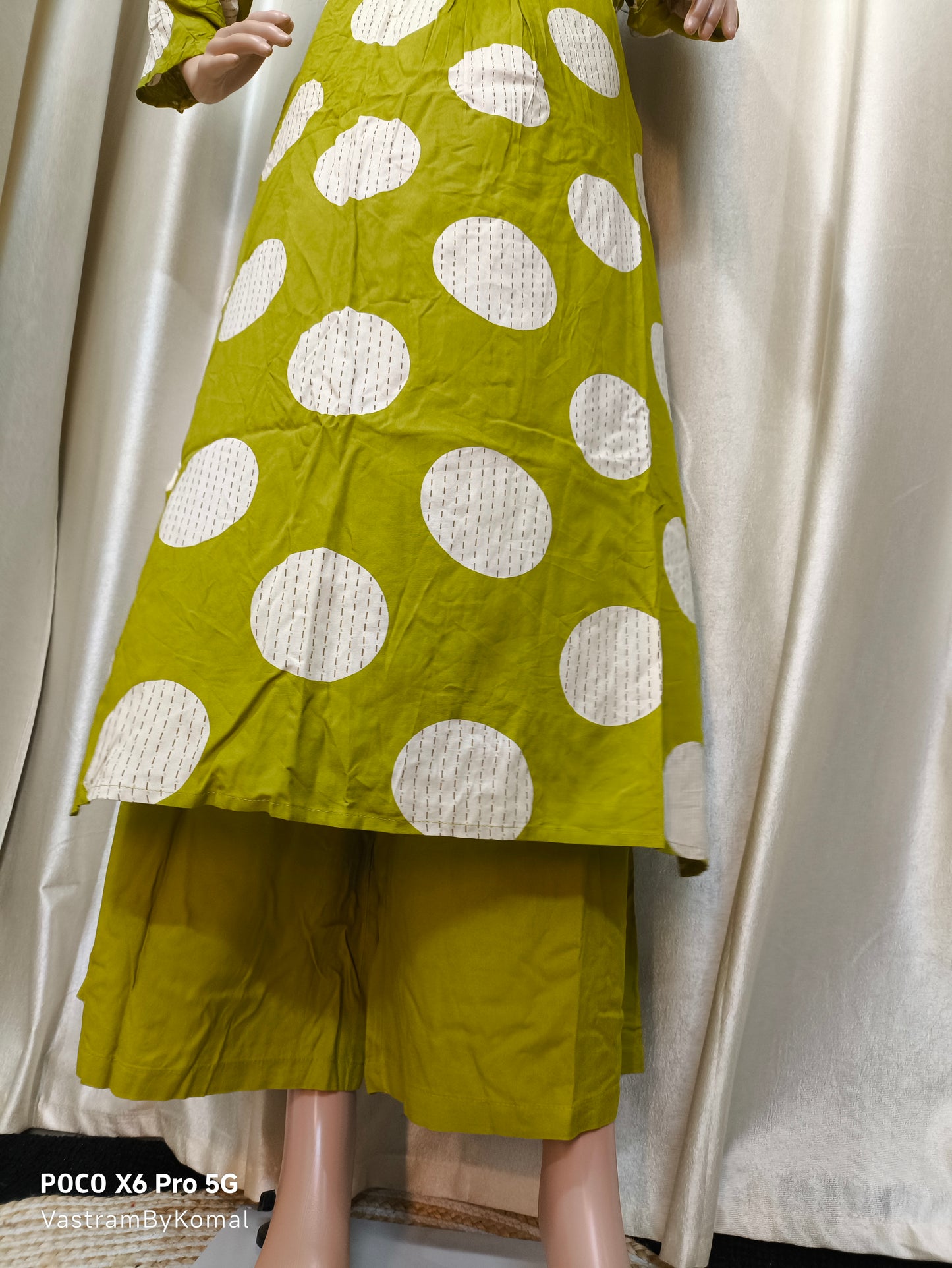 Co-Ord Set - Cotton Polka Dot Pattern