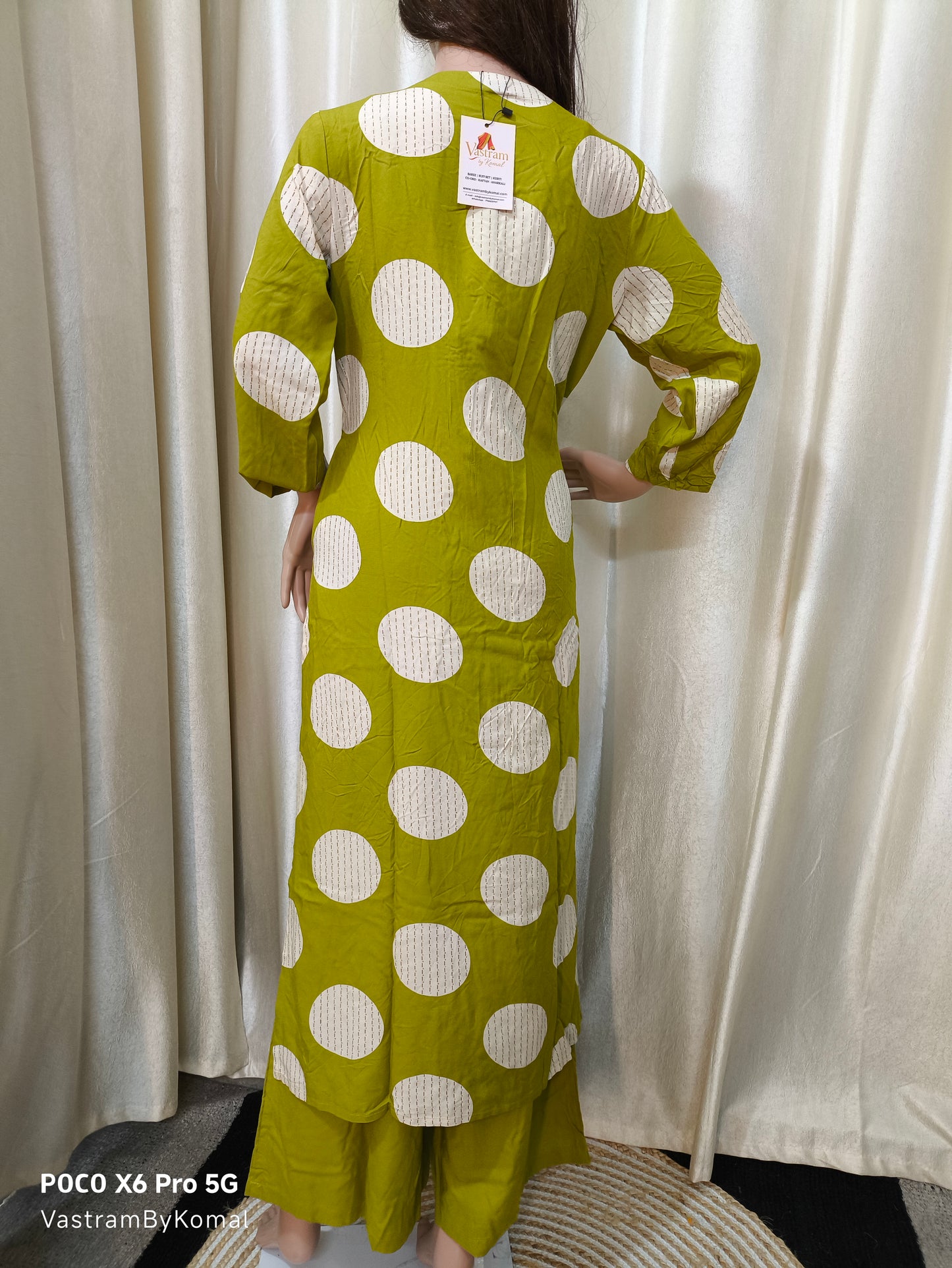 Co-Ord Set - Cotton Polka Dot Pattern
