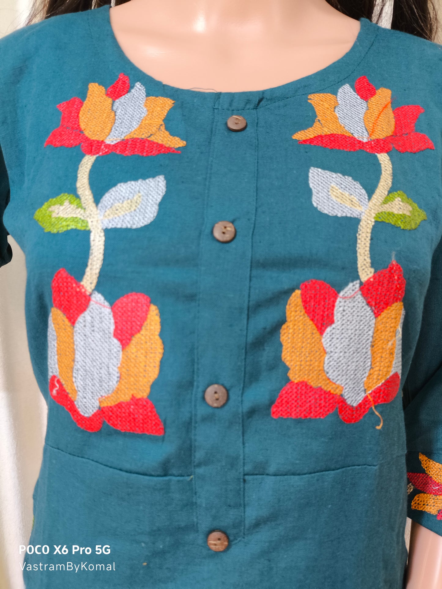 Co-Ord Set - Floral Embroidery
