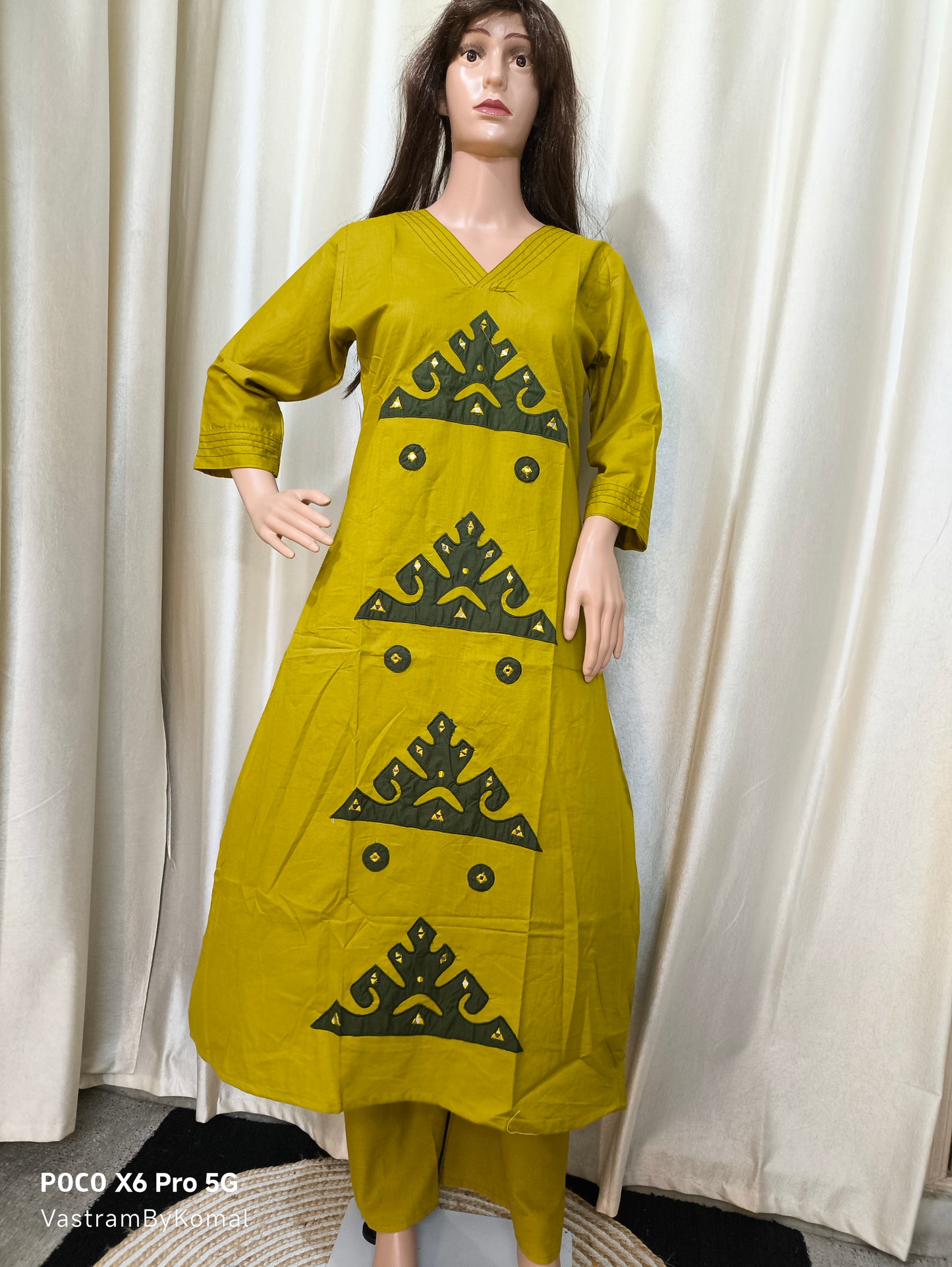 Co-Ord set - Applique & Mirror Work
