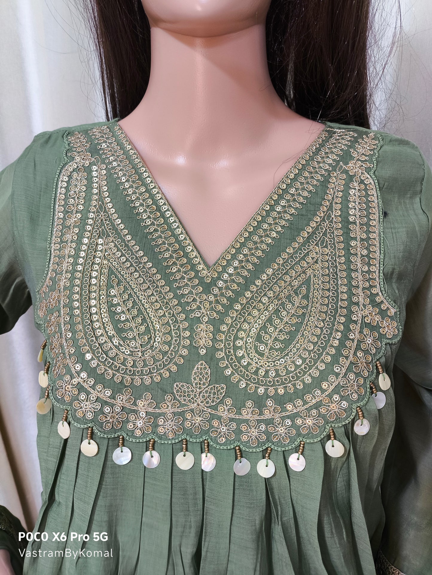 Suit Set - Mul Chanderi Kuta set