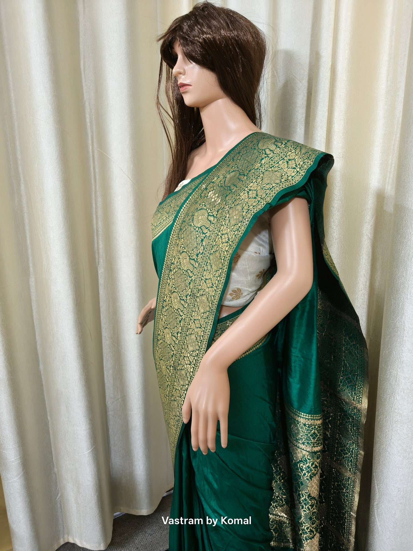 Saree - Zari Border Soft Silk