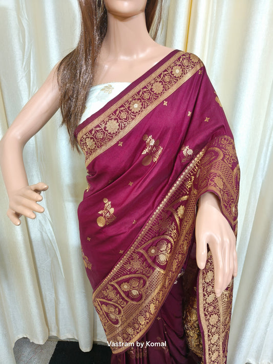 Saree - Jangla Banarasi Silk