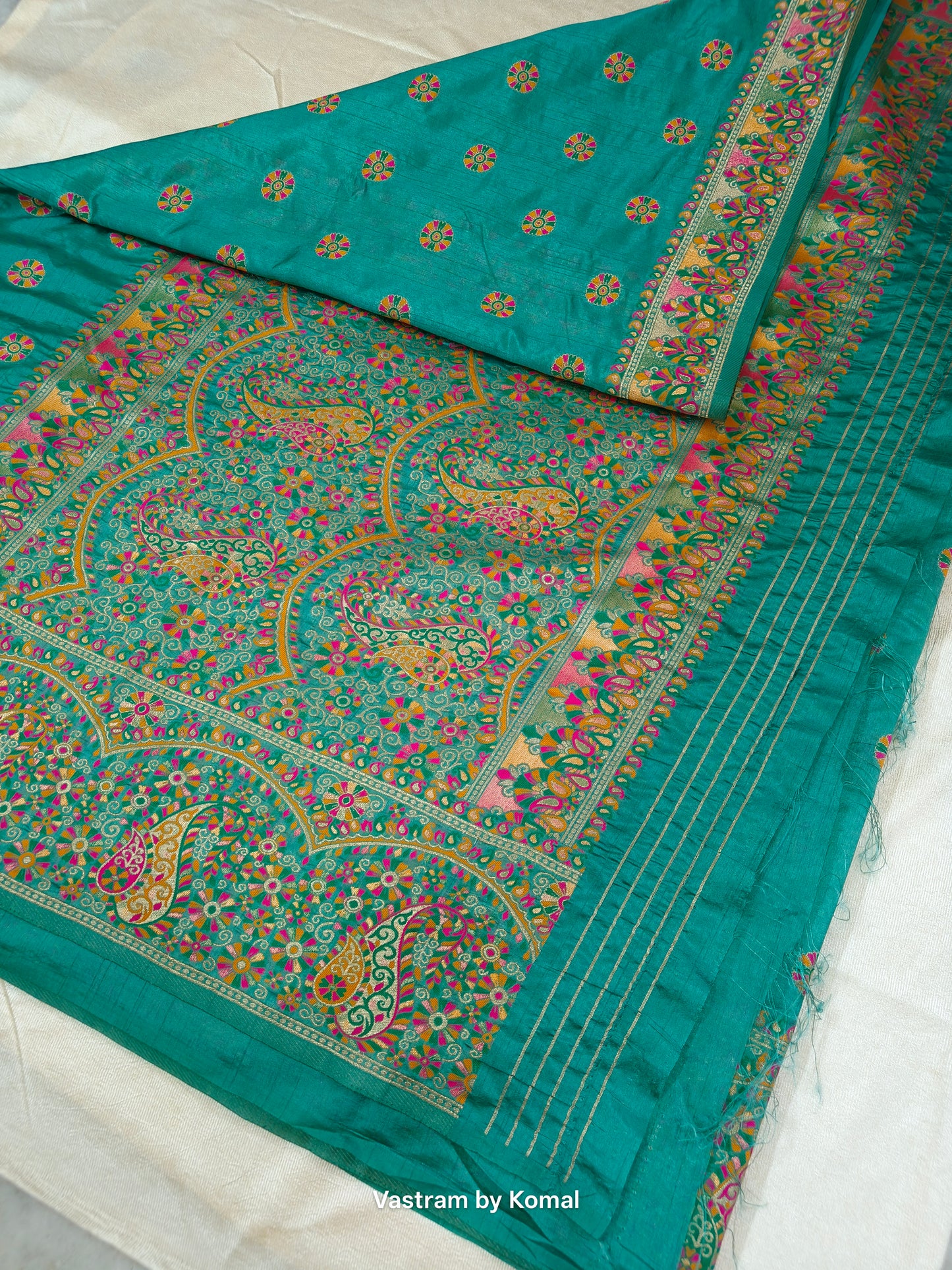Saree - Pashmina Silk (Green)