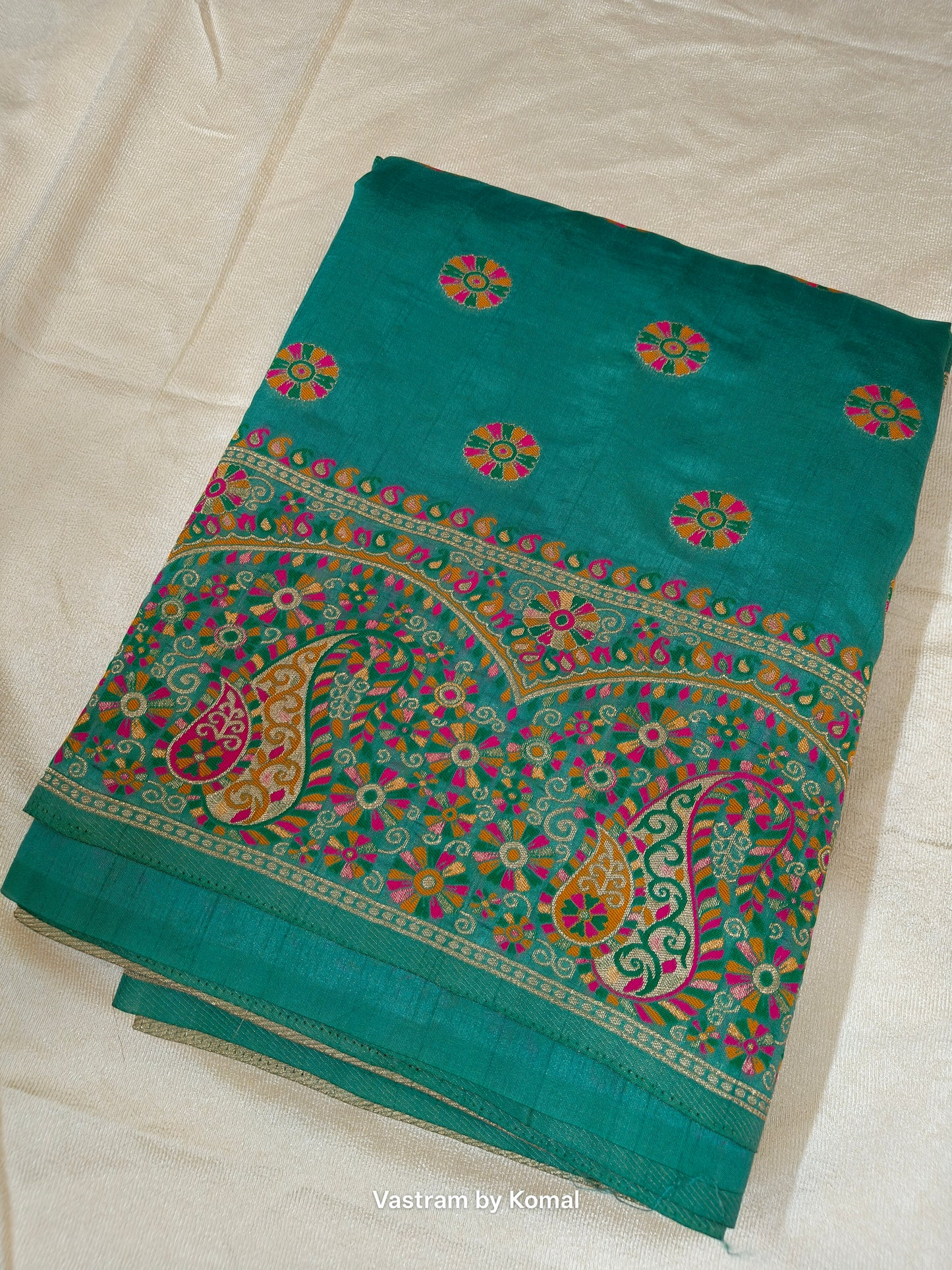 Saree - Pashmina Silk (Green)