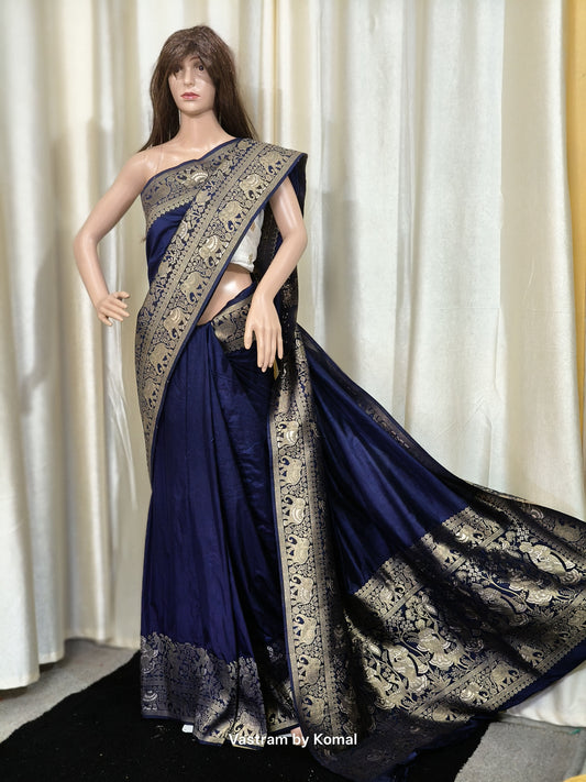 Saree - Banarasi Woven Khaddi Georgette Silk