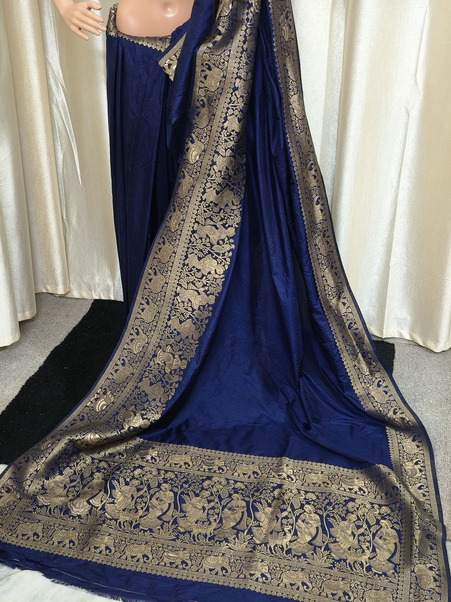 Saree - Banarasi Woven Khaddi Georgette Silk