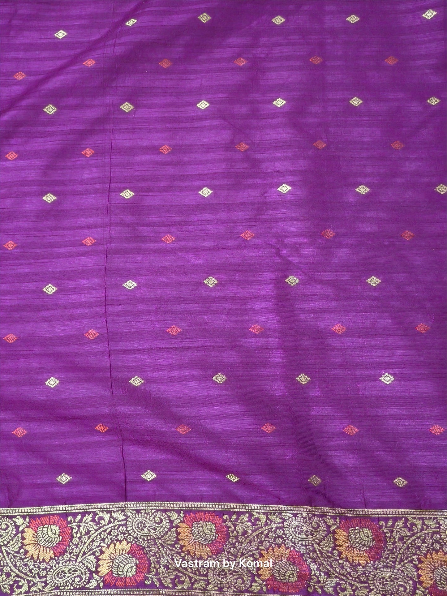 Saree - Banarasi Soft Silk (Purple)