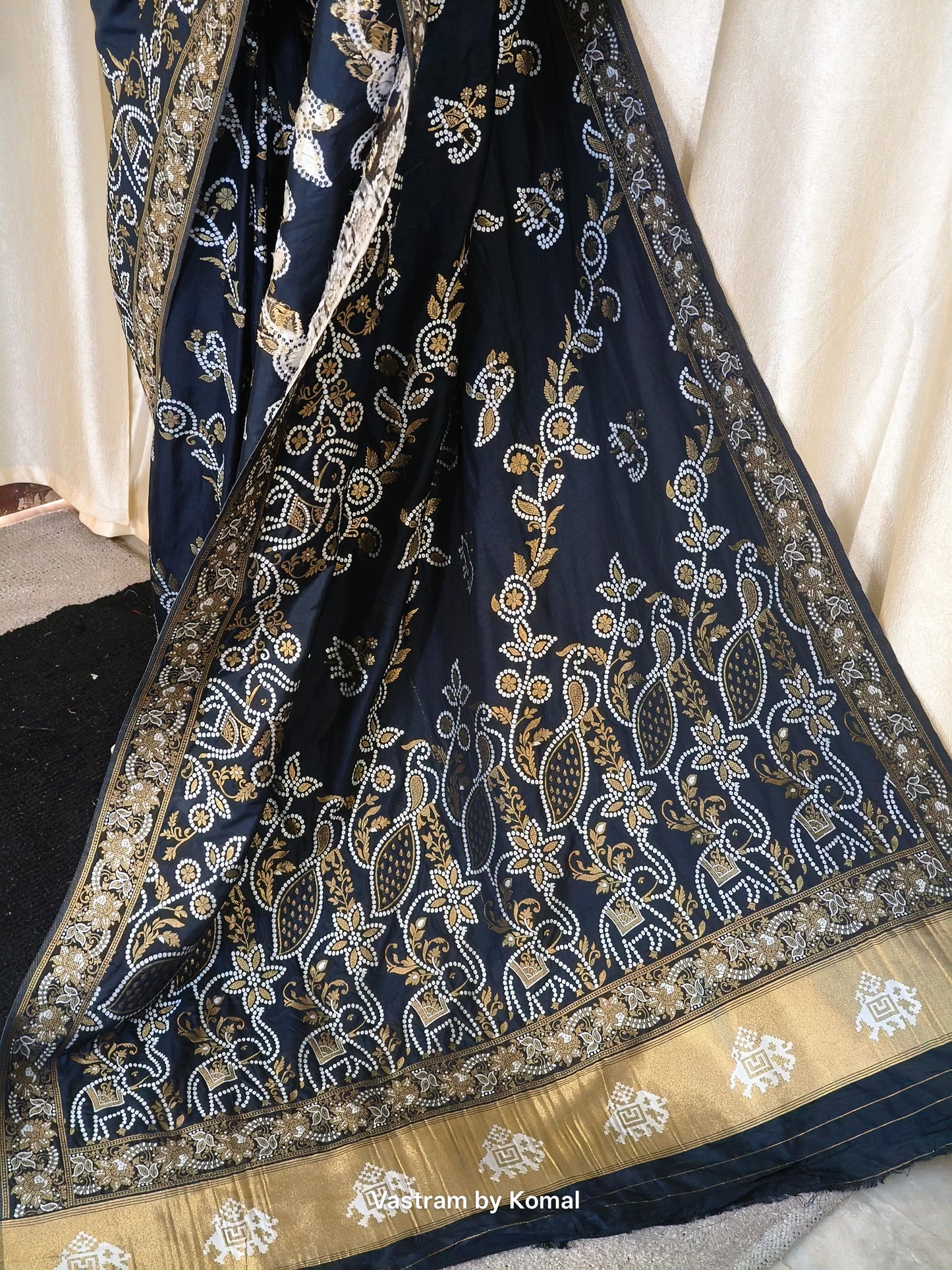 Saree - Dola Silk black