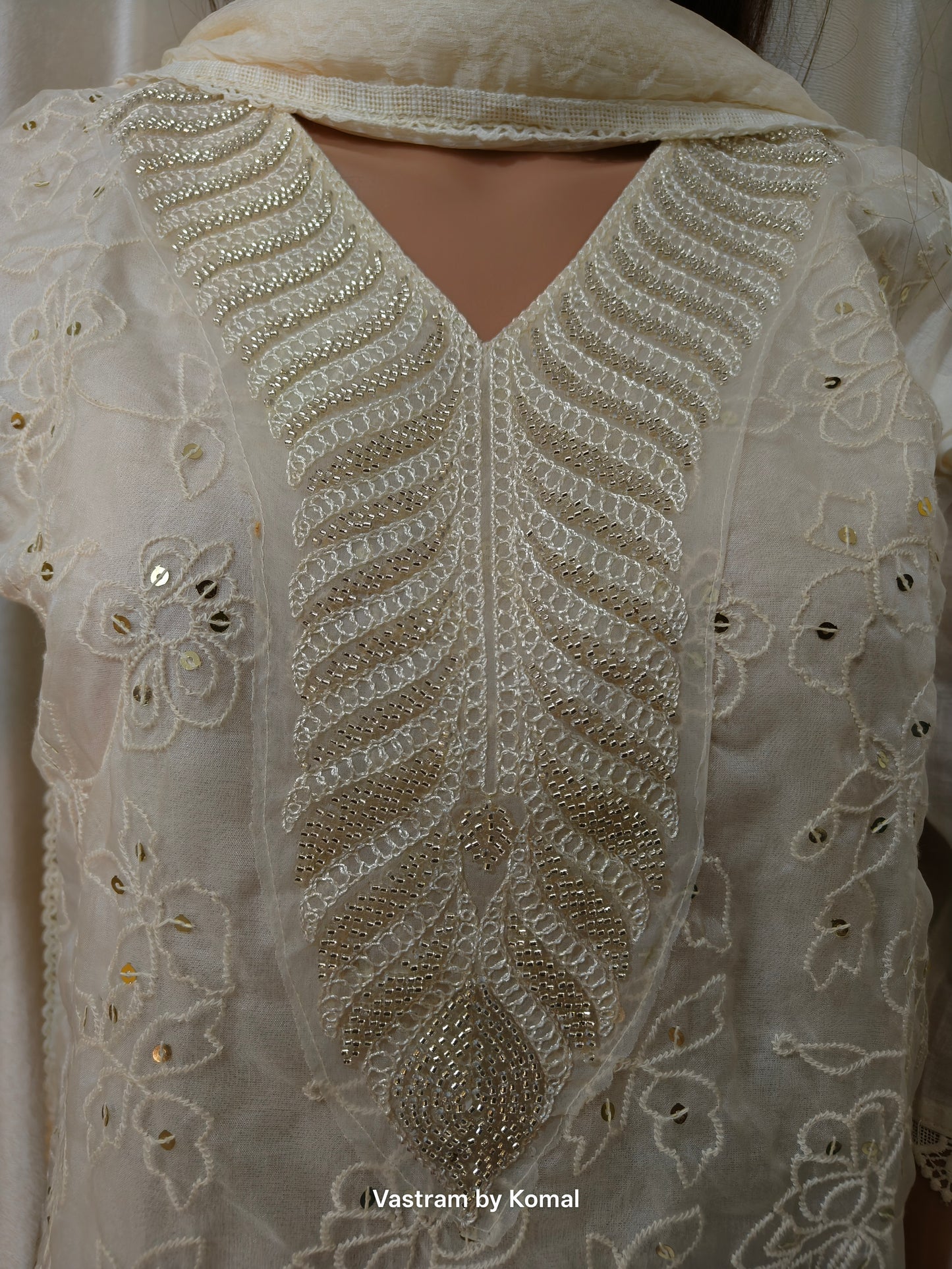 Suit Set - Cotton Full Embroidered Kurta set