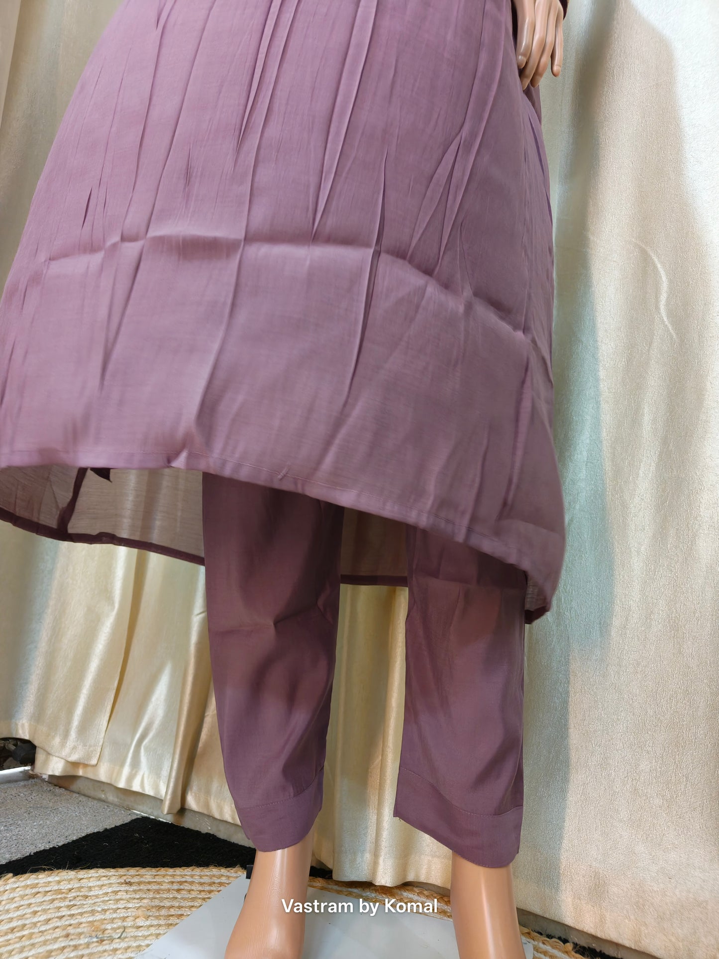 Suit Set - Mul Chanderi Kurta set