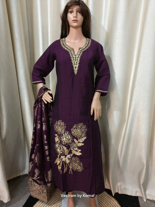 Suit Set - Roman Silk festive wear