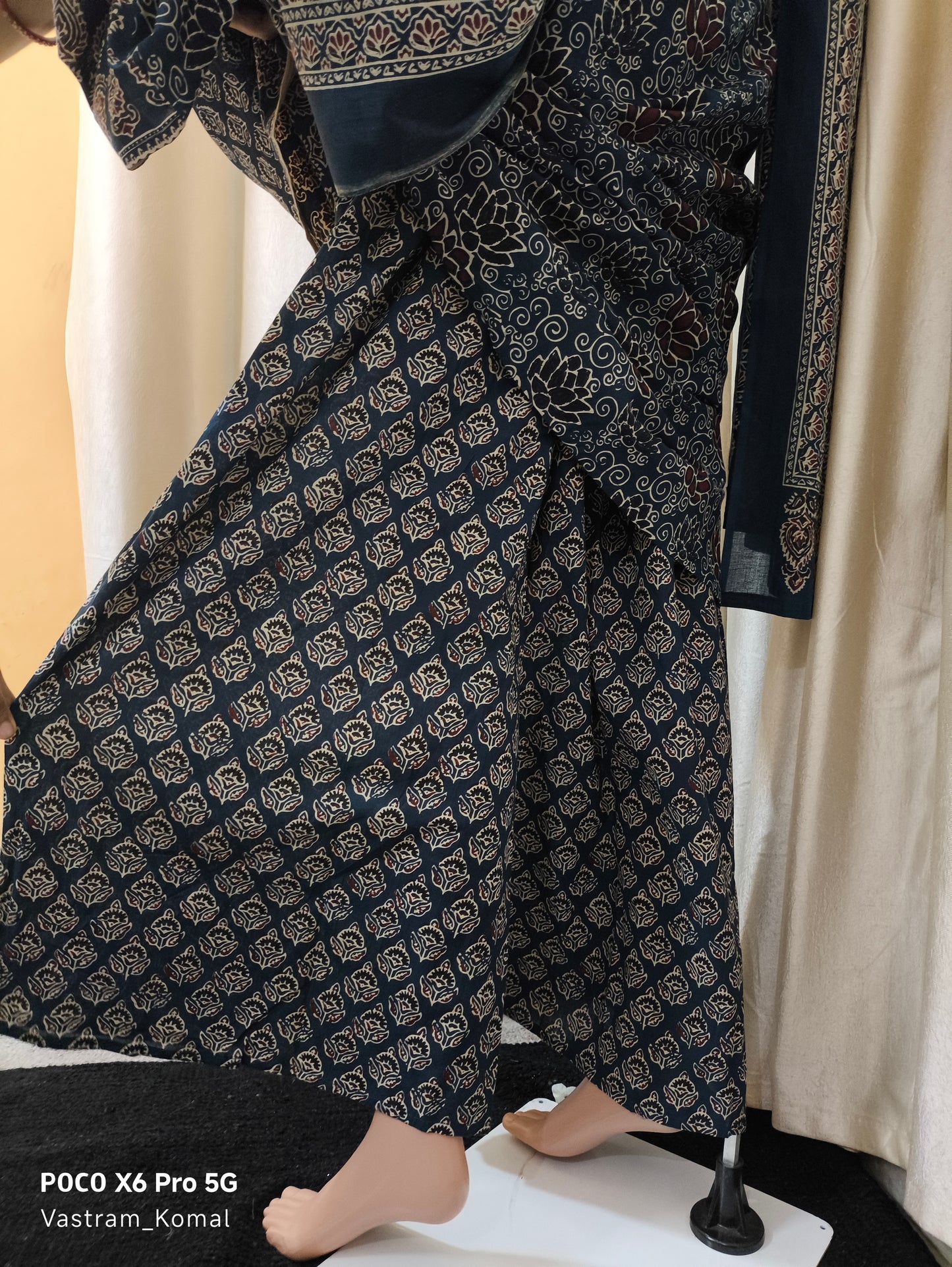 Suit Set - Ajrakh Print A-Line