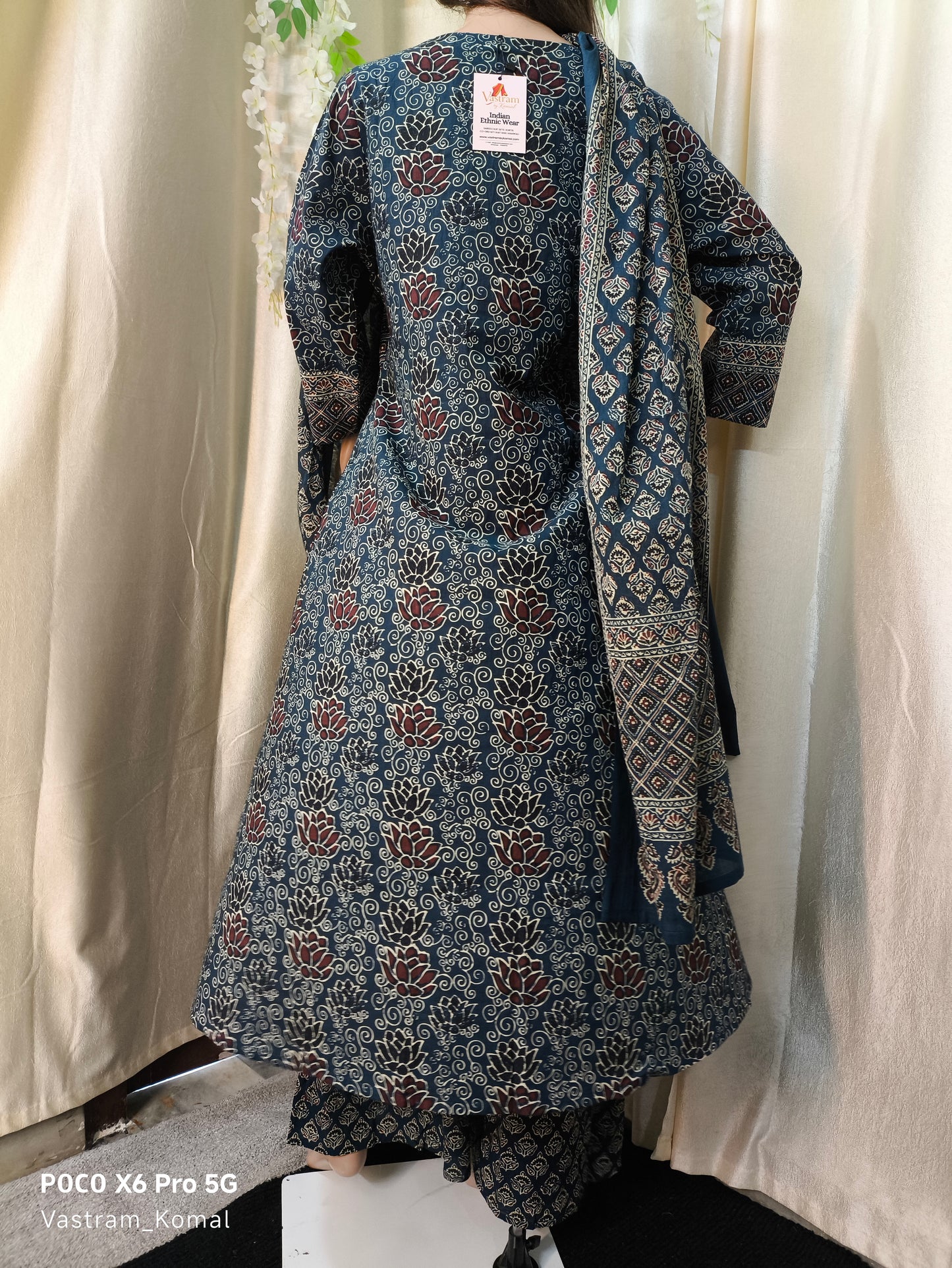 Suit Set - Ajrakh Print A-Line