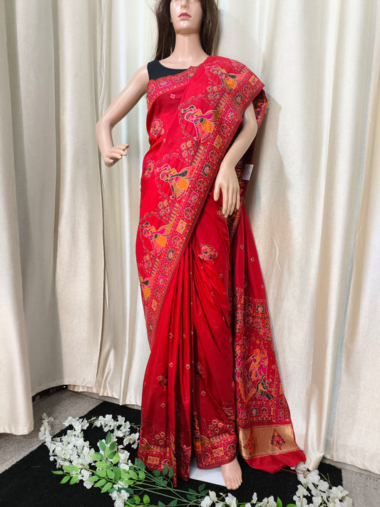 Saree - Bishnupuri Katan Silk