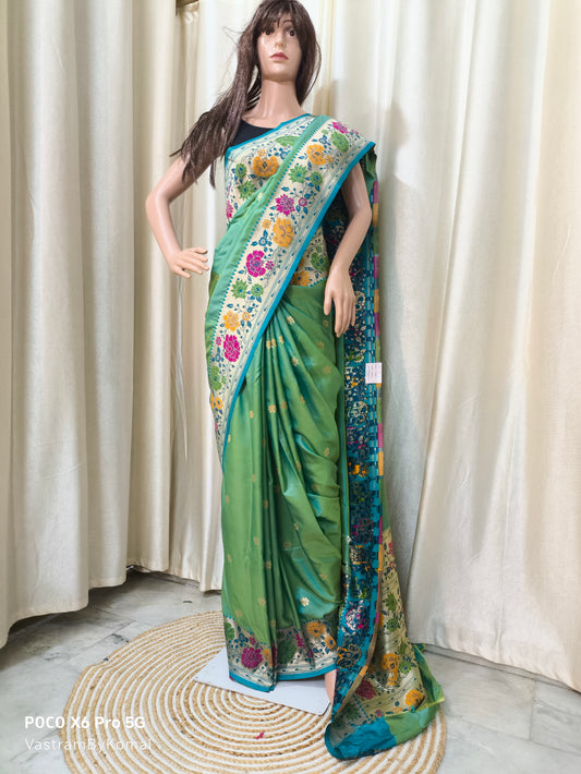 Saree - Dual Tone effect Paithani Silk