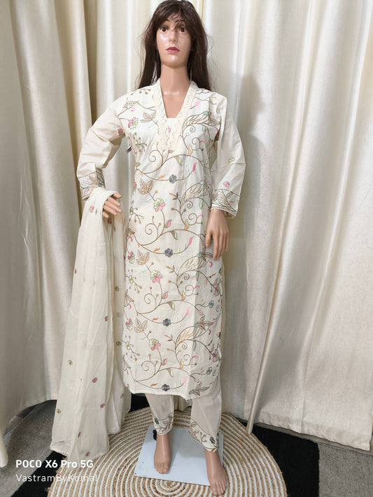 Suit Set - Full embroidery Kurta Set