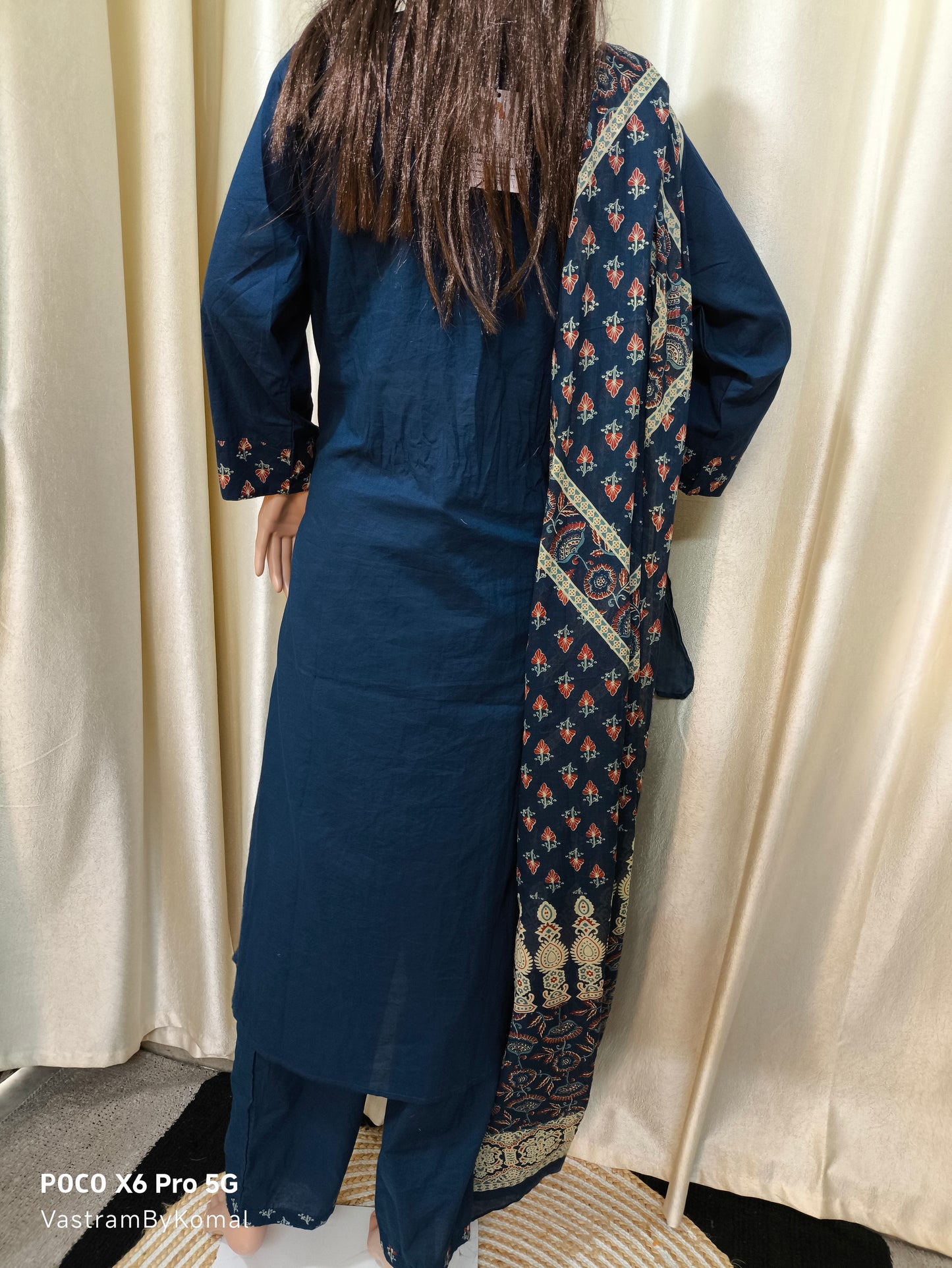 Suit Set - Phulkari Embroidery Angrakha Pattern