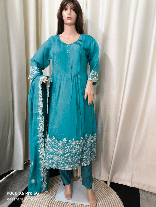 Suit Set - Muslin Frock Kurta Set