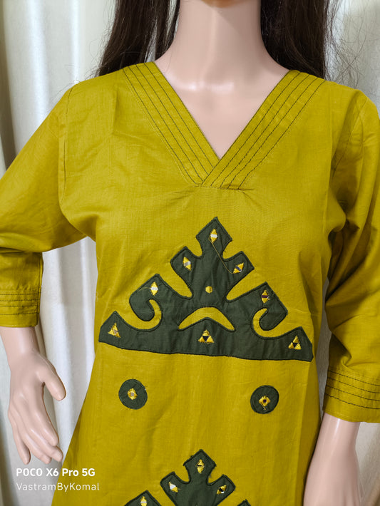 Co-Ord set - Applique & Mirror Work