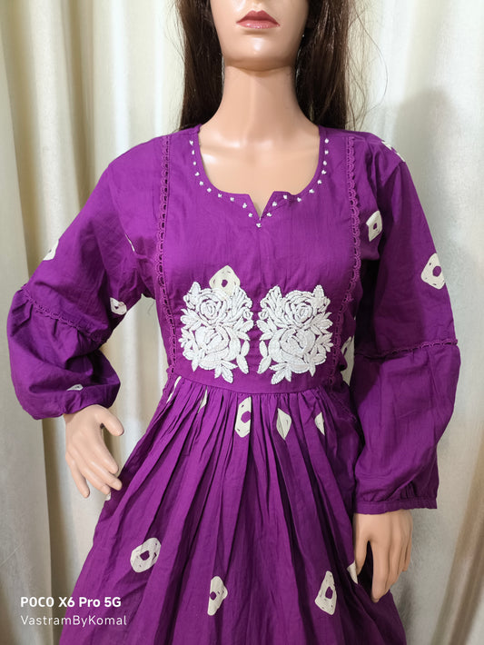 Co-Ord Set - Anarkali Kurta with Pant