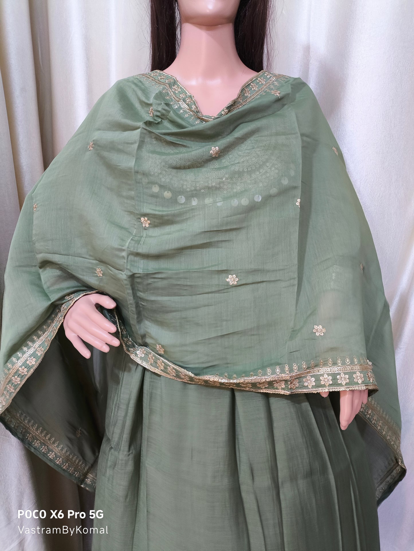 Suit Set - Mul Chanderi Kuta set