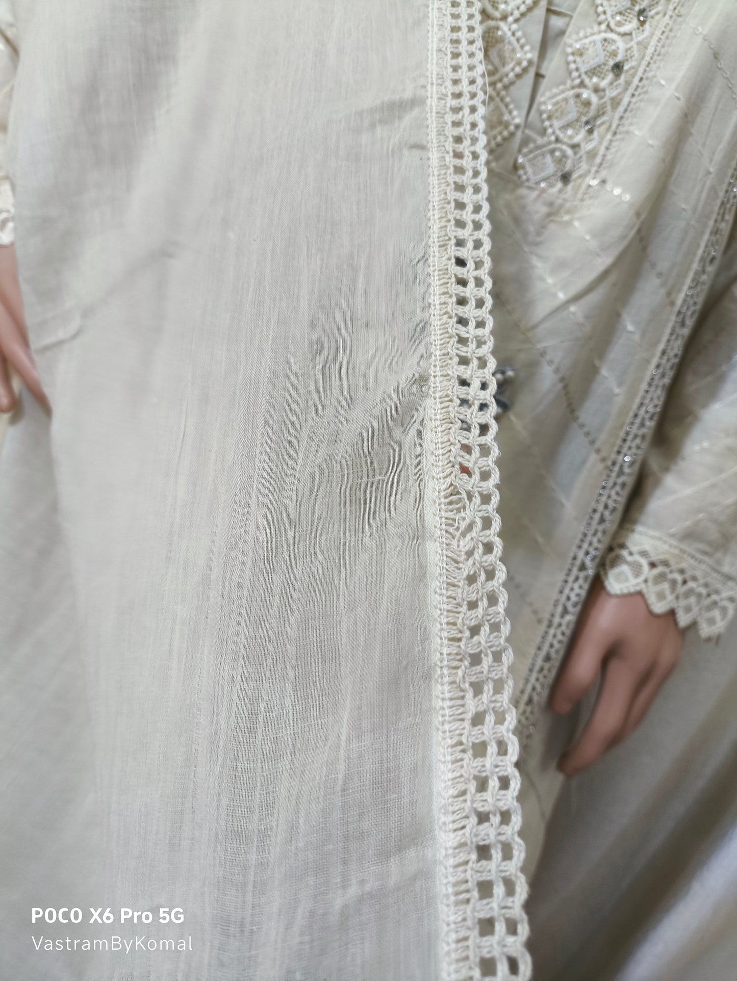 Suit Set - Embroidered Cotton Kurta set