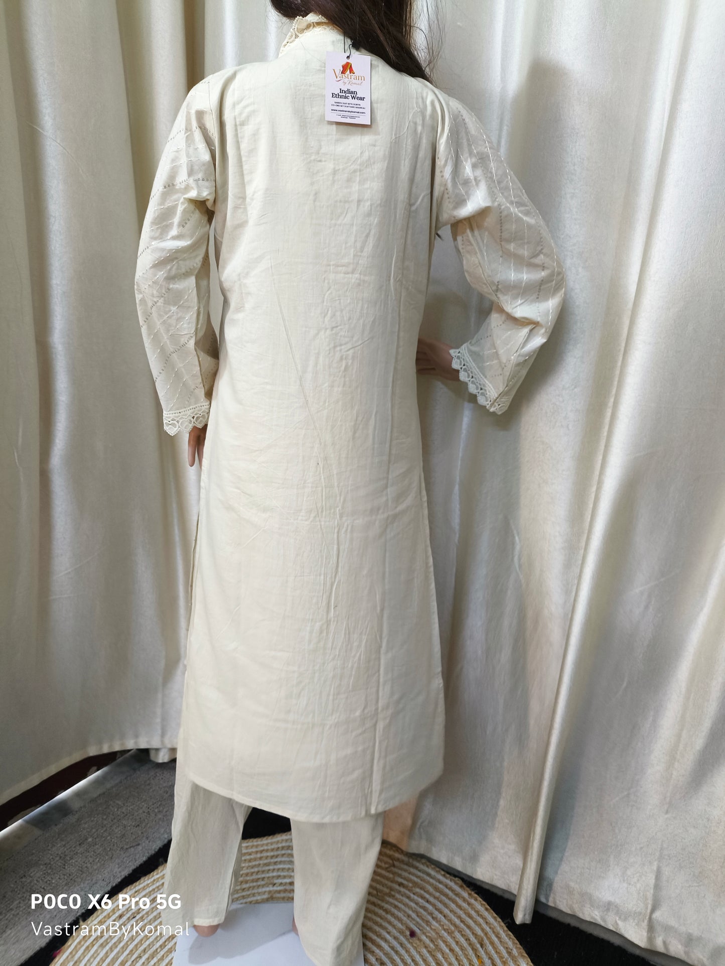 Suit Set - Embroidered Cotton Kurta set