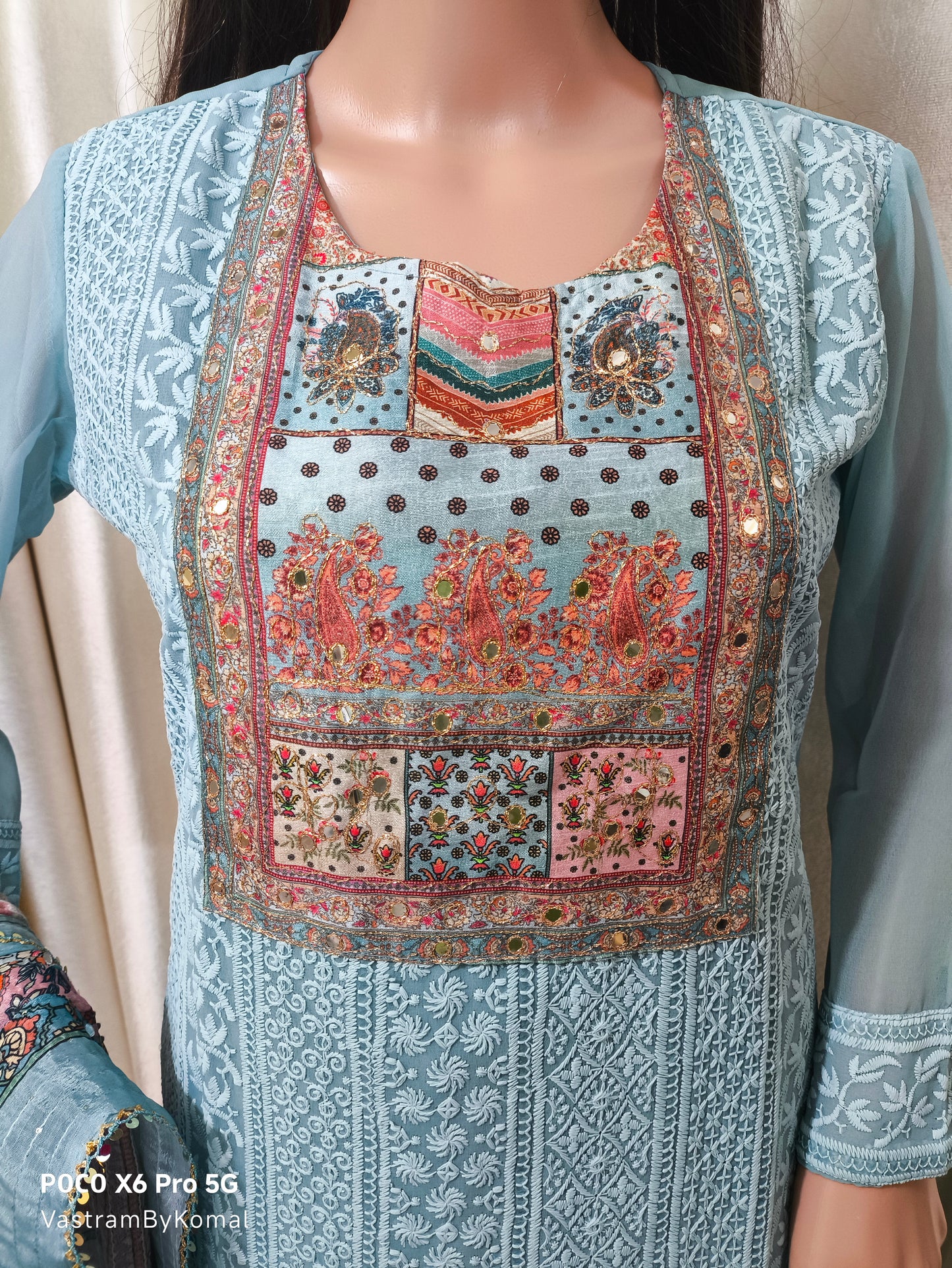 Suit Set - Premium Thread Embroidered Kuta Set