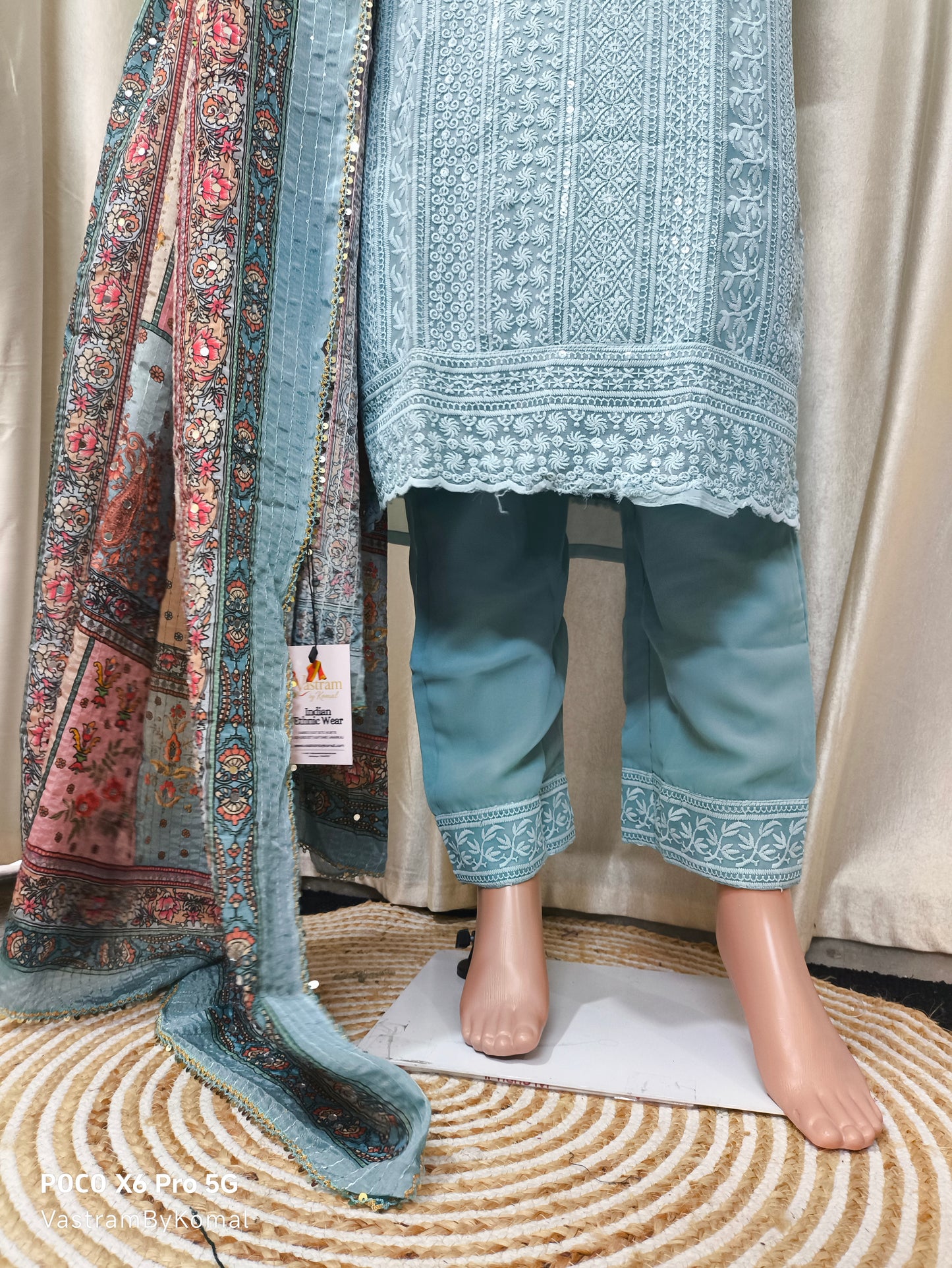 Suit Set - Premium Thread Embroidered Kuta Set
