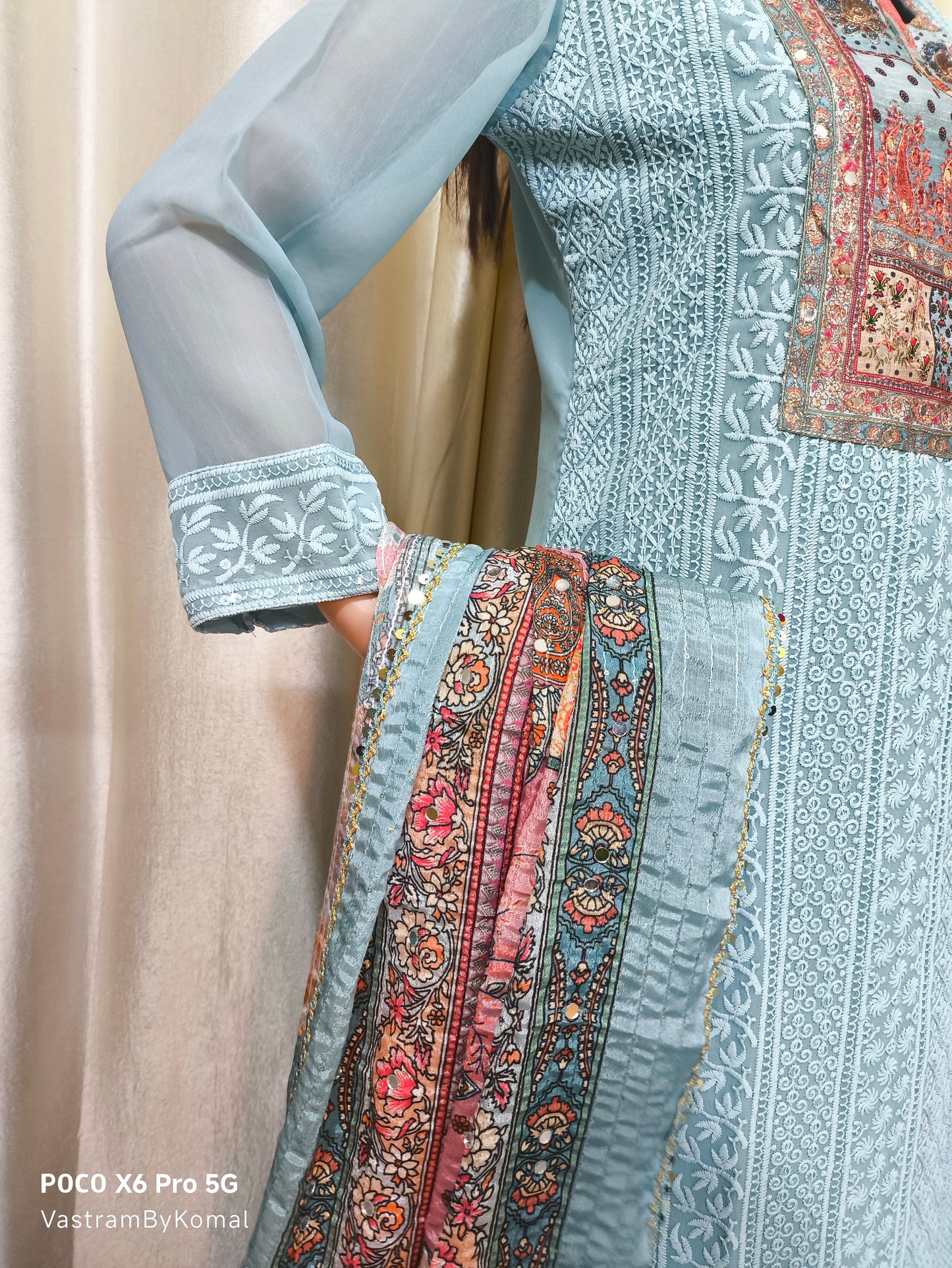 Suit Set - Premium Thread Embroidered Kuta Set
