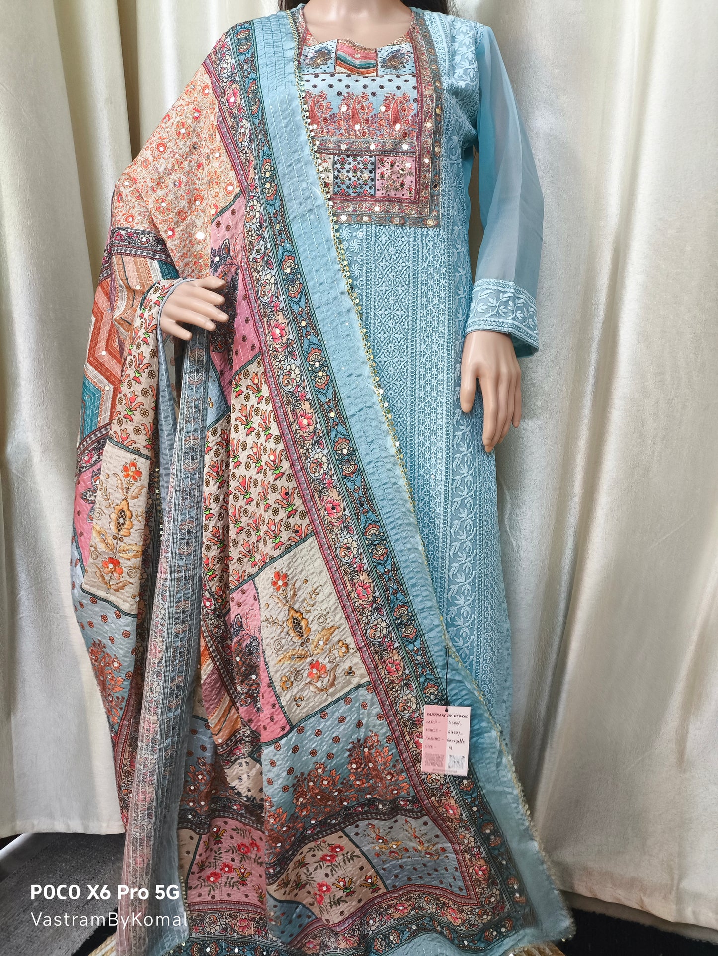 Suit Set - Premium Thread Embroidered Kuta Set