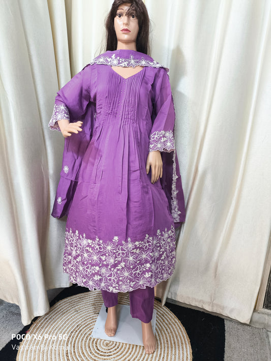 Suit Set - Muslin Frock Kurta set